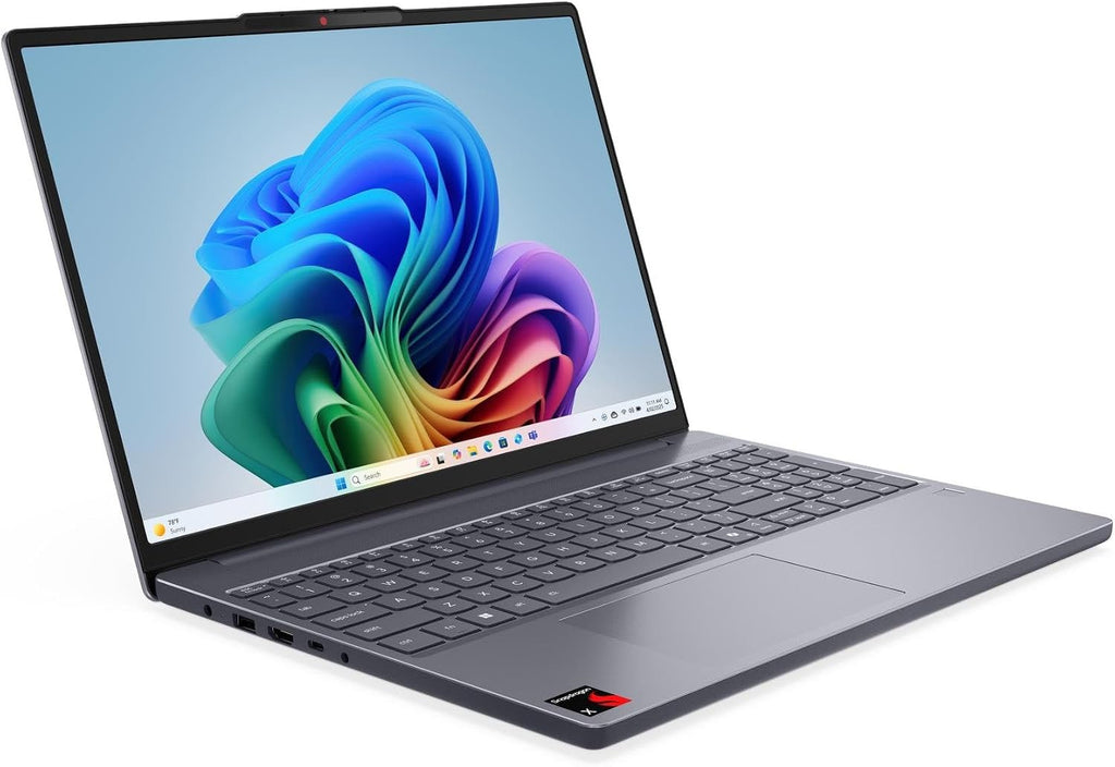 Lenovo IdeaPad Slim 3 2025 Laptop 15.3' WUXGA IPS Touchscreen 8-Core Qualcomm Snapdragon X1-26-100 16GB LPDDR5 512GB SSD Qualcomm Adreno Wi-Fi 7 Backlit Keyboard Fingerprint Win11 Home w/ONT 32GB USB
