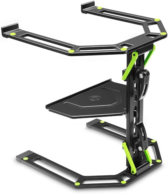 Gravity GLTS01B Adjustable Laptop & Controller Stand, Black
