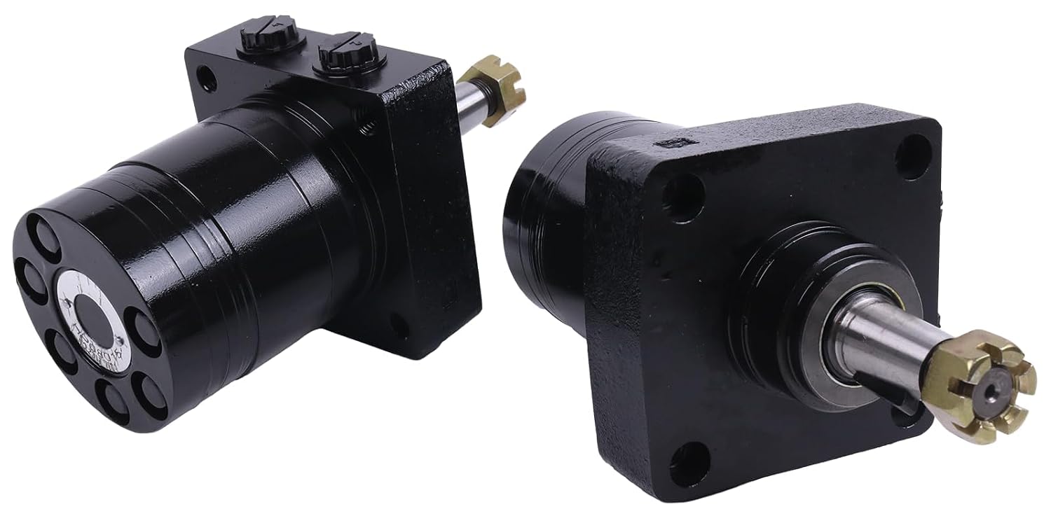 2X Hydraulic Wheel Motor 114-0549 TE0195JS250AAMU Compatible with Exmark Toro Lawn Mowers for Parker