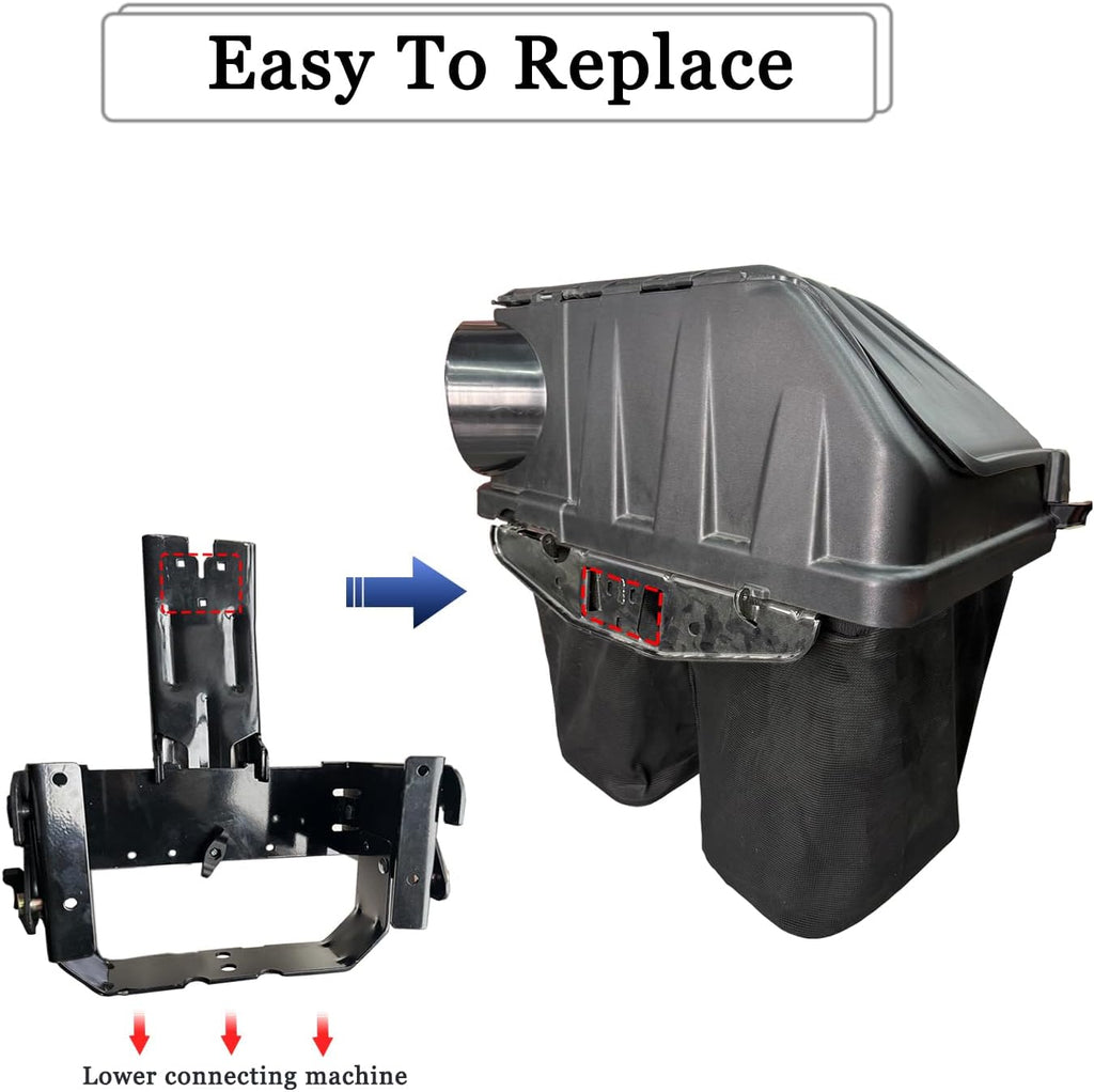 Twin Bagger/Double Bagger Fits for Riding Lawn Mowers 42-46 Inch 2010 and After Various Troy-Bilt Cub Cadet CRAFTSMAN Other Models (Replace OEM NO.19B30031 and 19A30031OEM)