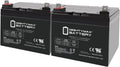 Mighty Max Battery ML35-12 - 12V 35AH U1 Hoveround MPV1, MPV2, MPV3, MPV4, MPV5 Battery - 2 Pack