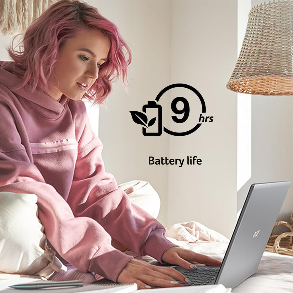 acer Aspire 3 Slim Laptop with Office 365 for The Web - Backlit Keyboard - Intel Core I3-1305U Processor - 15.6' FHD - Windows 11 Home w/o Earbuds (16GB RAM | 256GB SSD)
