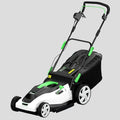 Hand Push Electric Lawn Mower, Plug-in Household Garden Lawn Mower, 6-Speed Adjustable, 30L-50L Large Capacity Grass Collection Box,1600w,50 Meter line