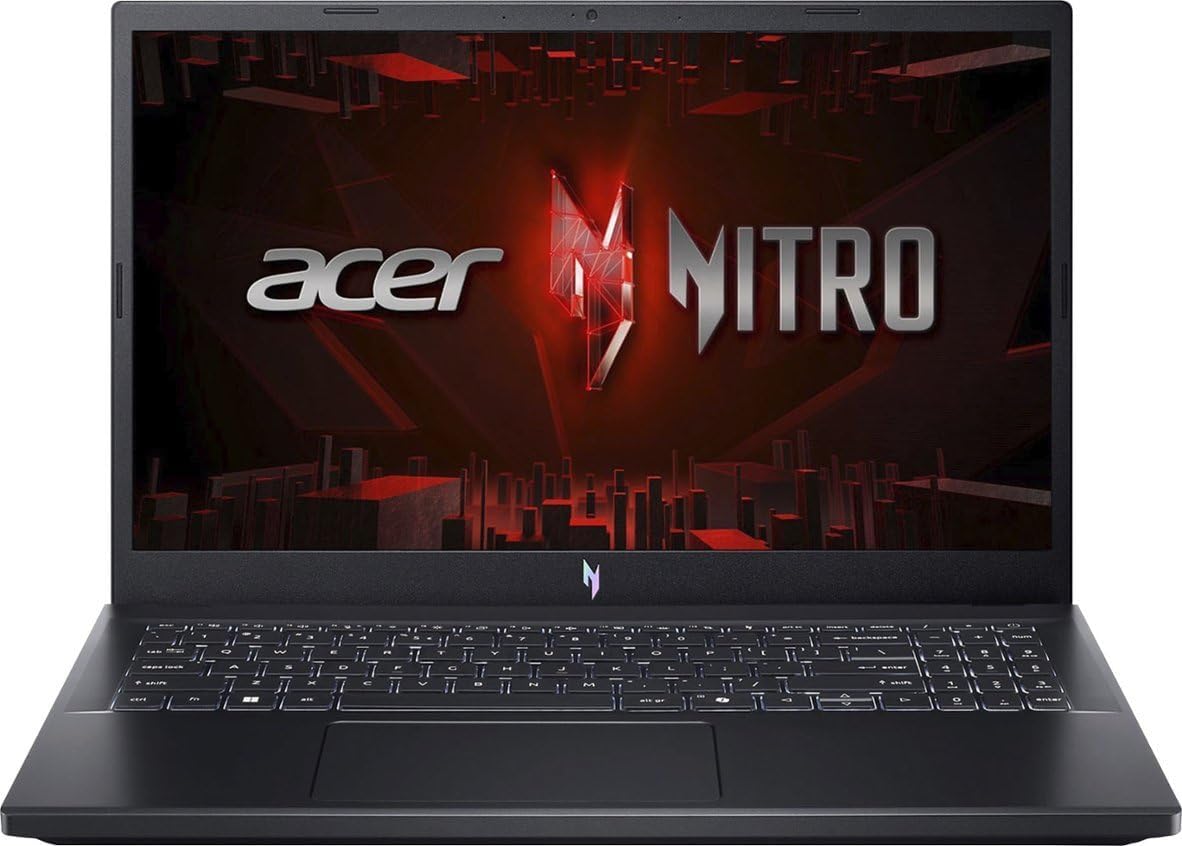 Acer Nitro V 15 Gaming Laptop, 2025, 15.6' 1920x1080 165Hz, Intel 8-Core i5-13420H, NVIDIA GeForce RTX 5050, 16GB DDR4, 1TB SSD, Win11 Home, Backlit KB, Wi-Fi 6, BT 5.1, 720p Camera, Black