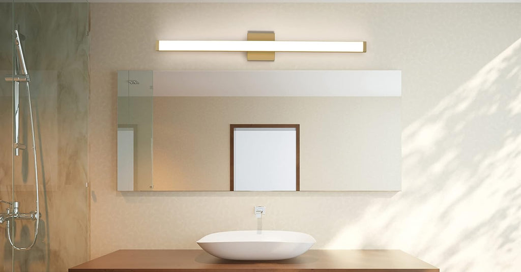 Maxim Lighting Spec 48' Bath Vanity Light | Black Aluminum Finish | Pmma Acrylic Shade | Contemporary Indoor Light Fixture | Ideal for Bathrooms & Powder Rooms | ADA Compliant Wet Rated | 52008BK