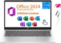 HP 15.6' Touchscreen Laptop, Lifetime Office 2024, Intel 13th Core i3-1315U(Beats i5-1135G7), 12GB RAM, 256GB PCIe SSD, Ai Copilot, Long Battery Life, Type C, Windows 11 Pro,W/BTP Bundle