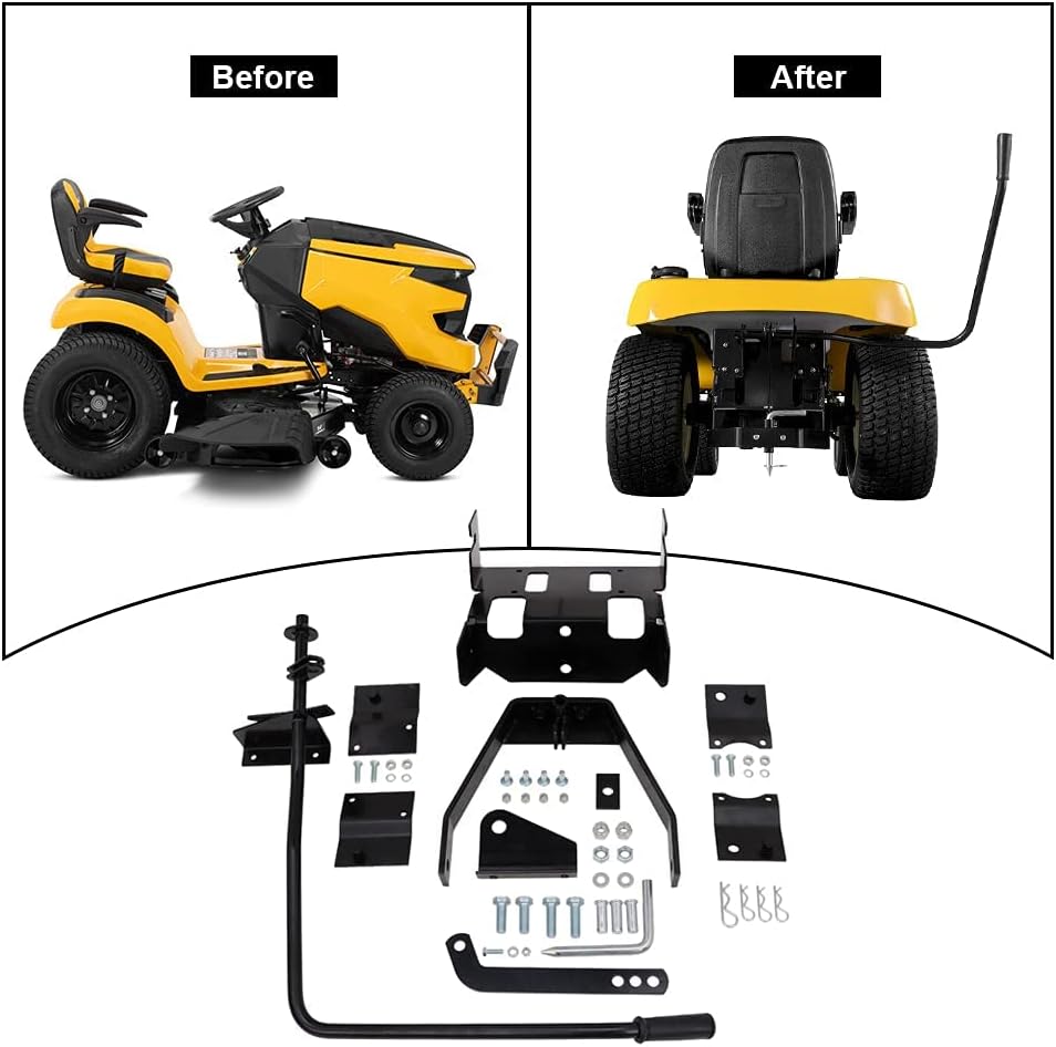 NIXFACE Rear Sleeve Hitch for Garden Tractors Fit for Husqvarna/Craftsman T200 and T300 Series/Cub Cadet Riding Lawn Mower Tractors Replace for #585607901