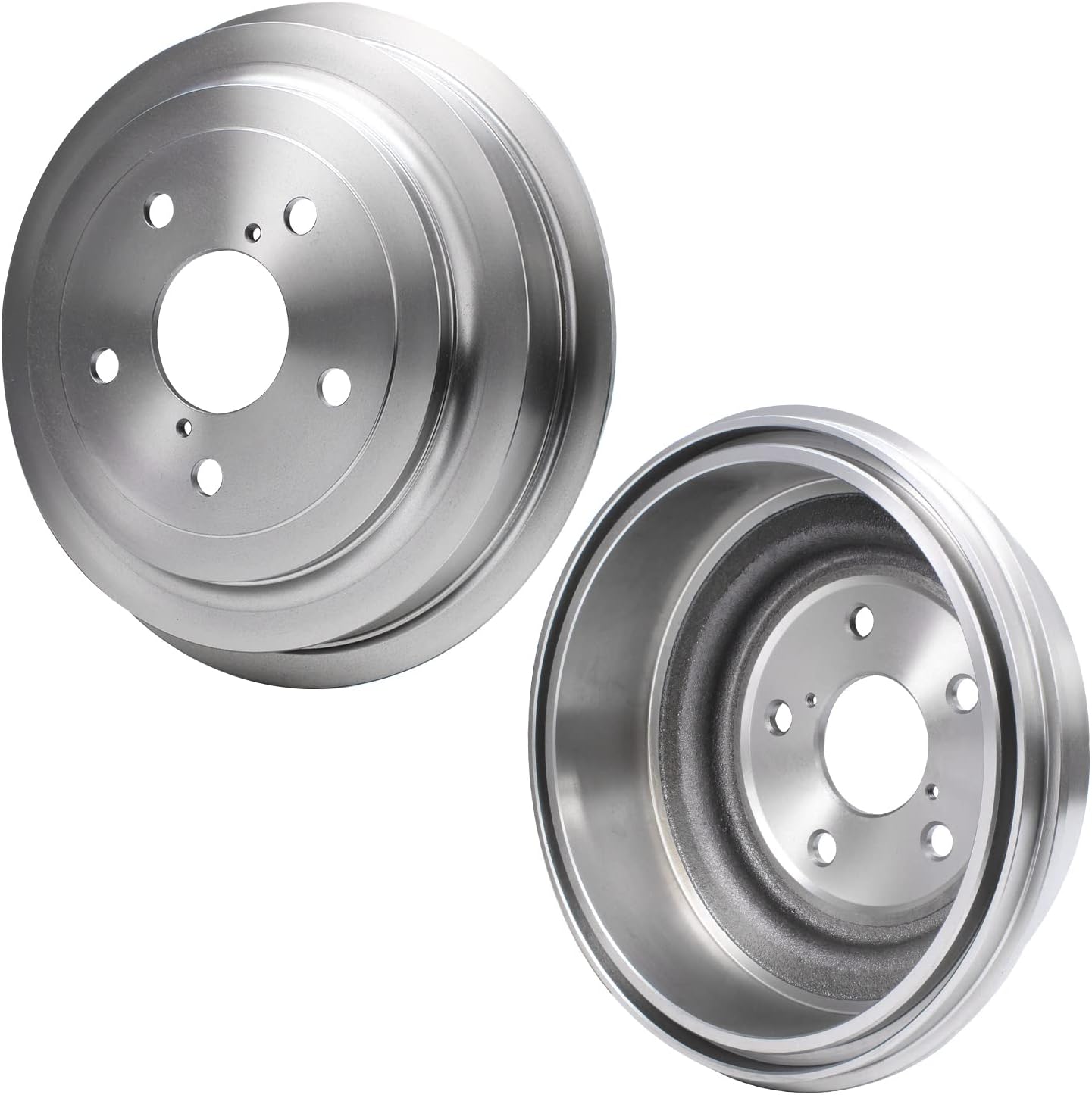 Detroit Axle - Rear Brake Drums for 2005-2011 Dodge Ram Dakota, 2006-2009 Mitsubishi Raider, Brake Drums 2007 2008 Replacement [13.98' inch Rear Drums]