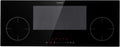 Klarstein Delicatessa 90 Slim Induction Hob Self-Sufficient, Built-In Flex Zone 90 cm, 4 Zones, 7000 W, 9 Power Levels, Booster, Pan Detection, Timer, Glass Ceramic, Hob, Black