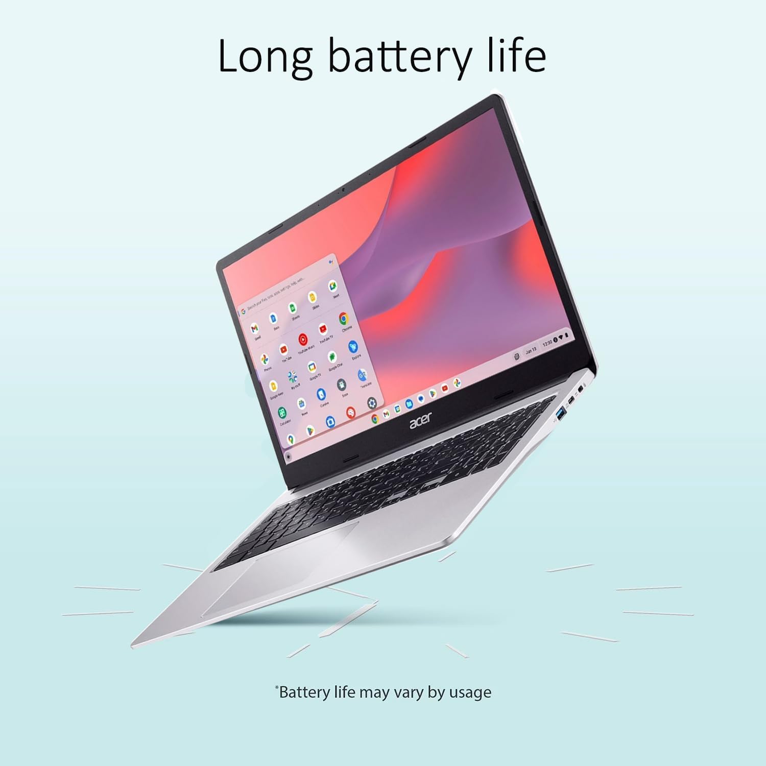 Acer Chromebook 315 Laptop (15.6' FHD, Intel Celeron N4500, 4GB RAM, 128GB Storage (64GB eMMC + 64GB SD Card), for Student, Home, 10-Hr Long Battery Life, Numeric KB, Wi-Fi, Webcam, IST Hub, Chrome OS