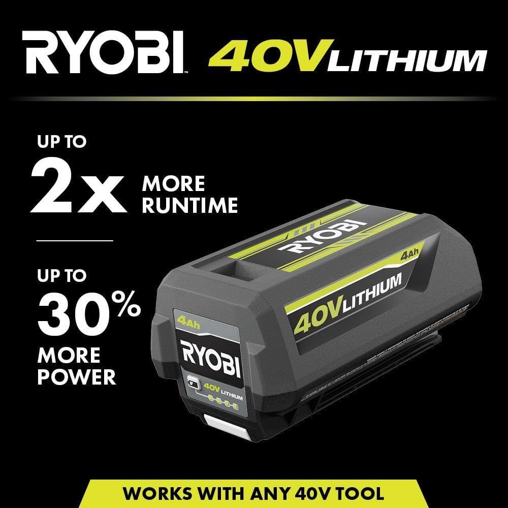 2-Pack Ryobi OEM 40V 4.0Ah Lithium-Ion Battery set OP4040