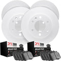 Dynamic Friction Company Front and Rear Brakes and Rotors|Automotive Replacement Brake Kits| Front and Rear 5000 Advanced Brake Pads and Rotors Kit| Fits 2011-2019 Ford Explorer, Flex, Taurus