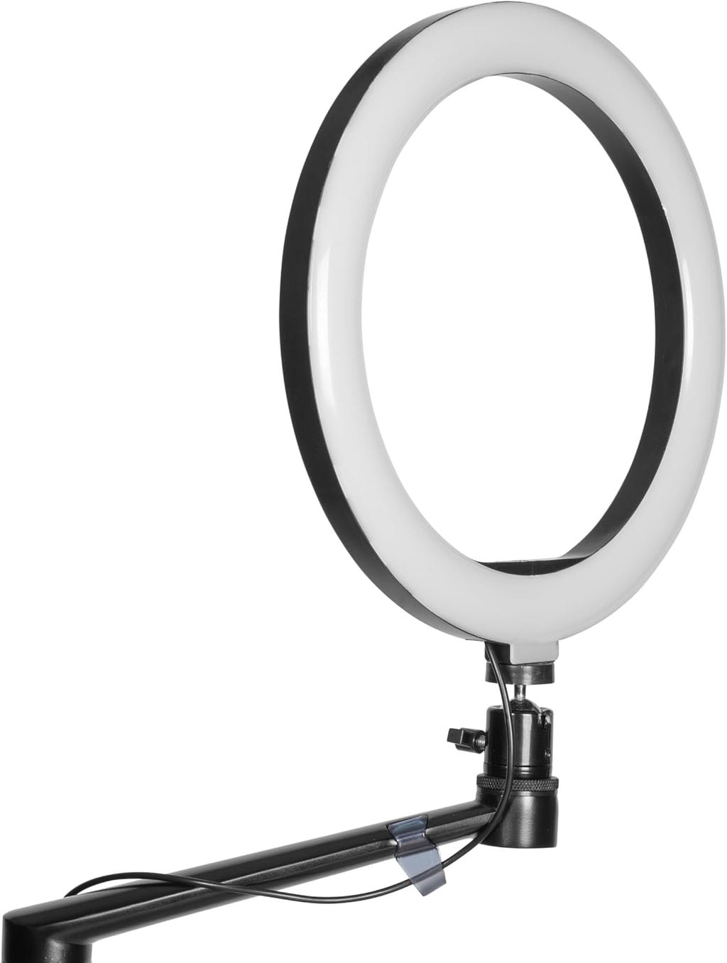 Gator Frameworks 6-in-1 Content Creator and Streaming Desktop Stand Set – Includes Smartphone Clamp, Laptop Clamp, Ring Light, and More! (GFW-STREAMSTAND)