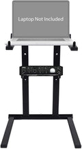 Audiosavings Bundle: Mackie Onyx Producer 2.2 2x2 USB Audio MIDI Recording Studio Interface Bundle with Rockville RLS2400 Lightweight Folding DJ Laptop Stand (2 Items)