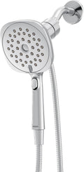 Moen Verso Infiniti Dial Square Handheld Shower, 5-Inch Diameter Spray Head, Chrome, 220H5