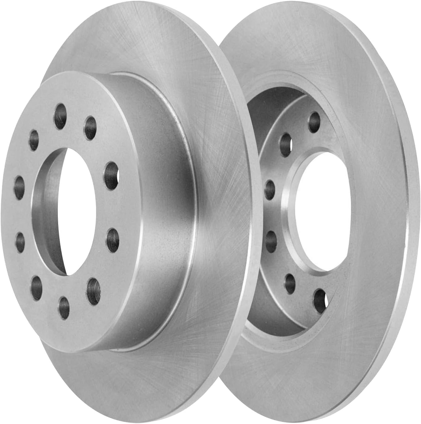 Detroit Axle - 10pc Brake Kit for 2003-2007 Hyundai Tiburon, Disc Brake Rotors Ceramic Brakes Pads 2004 2005 2006 Replacement : 11.02' inch Front and 10.16' inch Rear Rotor