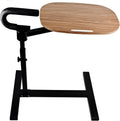 Auxiliary Standing Tray Table, Black Roller Sliding 360° Sofa Rotating and Height Adjustable Rotating TV and Laptop Table, Ergonomic Auxiliary Safety Standing Handle, aid Independent Living