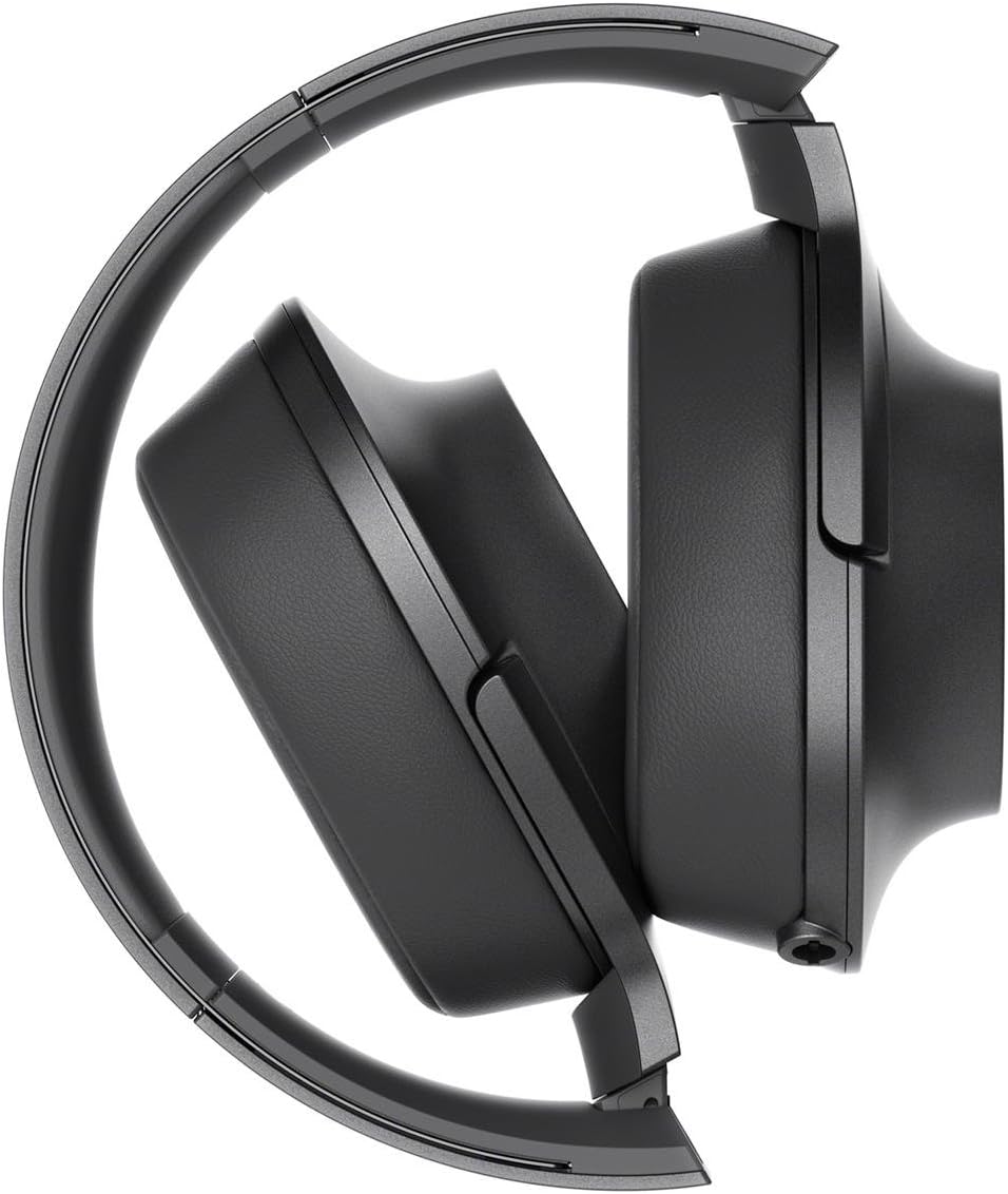 Sony h.ear on Premium Hi-Res Stereo Headphones (wired), Charcoal Black