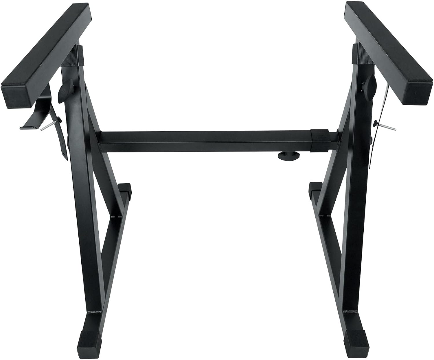 Rockville Z50 Bundle: Z-Style Pro Keyboard Stand with Travel Bag, Adjustable Height & Width, ZLS Laptop Attachment 12-in x 9.5-in Tray, ZMS Microphone Boom Attachment, 3-items