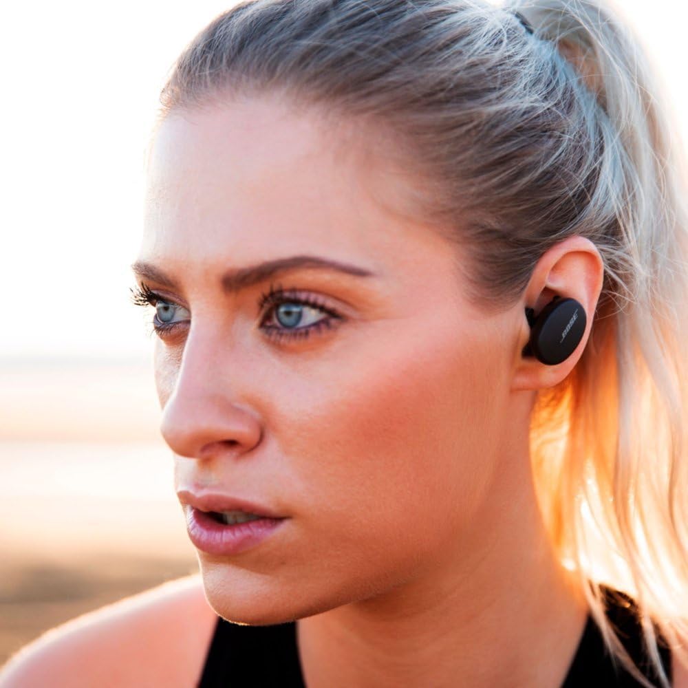 Bose Sport Earbuds - True Wireless Earphones - Bluetooth in-Ear Headphones for Workouts and Running, Triple Black (Renewed)