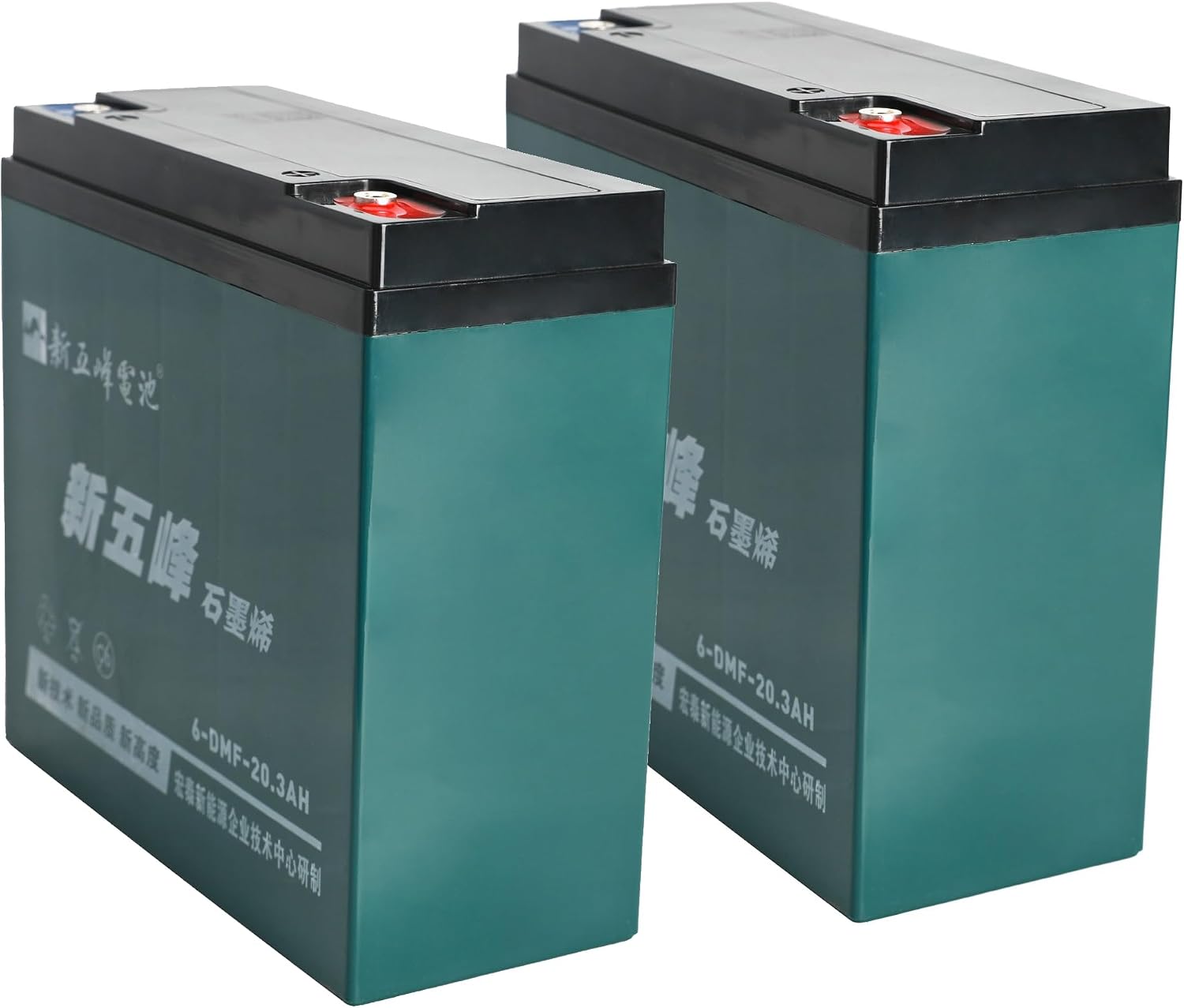 Set of 2, 6-DZF-20 6-DMF-20 6-DZM-20 12V 20AH Sealed Lead-Acid Battery Rechargeable for 24V E-Bike Mobility Scooter Dirt Bike Lawn Mower Motorcycle ATV Quad Golf Cart Go Kart Wheelchair