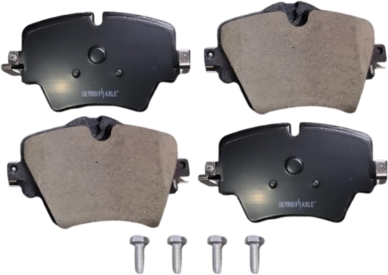 Detroit Axle - 8pc Brake Kit for BMW X1 X2, 228i xDrive Gran Coupe Mini Cooper Countryman 12.99' inch Front and 11.81' inch Rear Drilled Slotted Disc Brake Rotors Ceramic Brakes Pads Replacement
