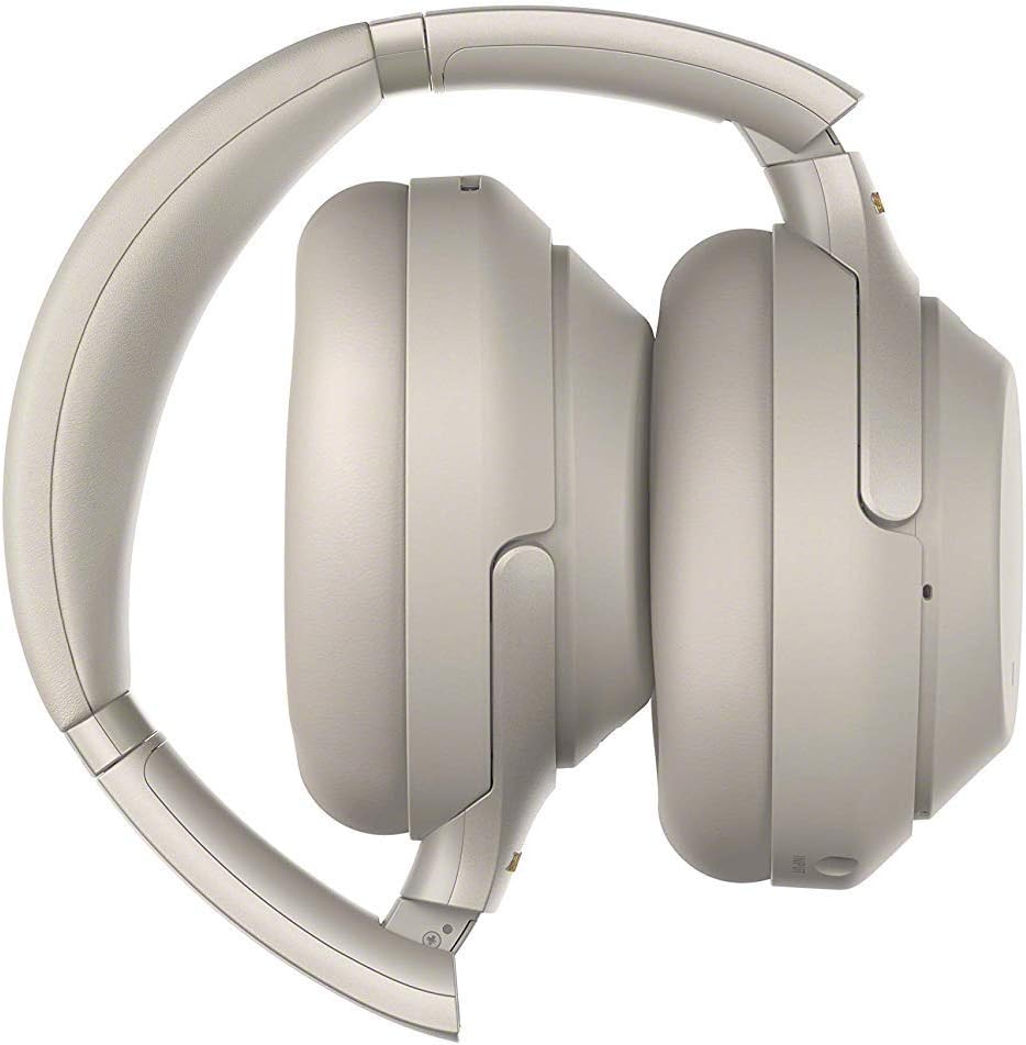 SONY WH1000XM3 Bluetooth Wireless Noise Canceling Headphones Silver WH-1000XM3/S (Renewed)