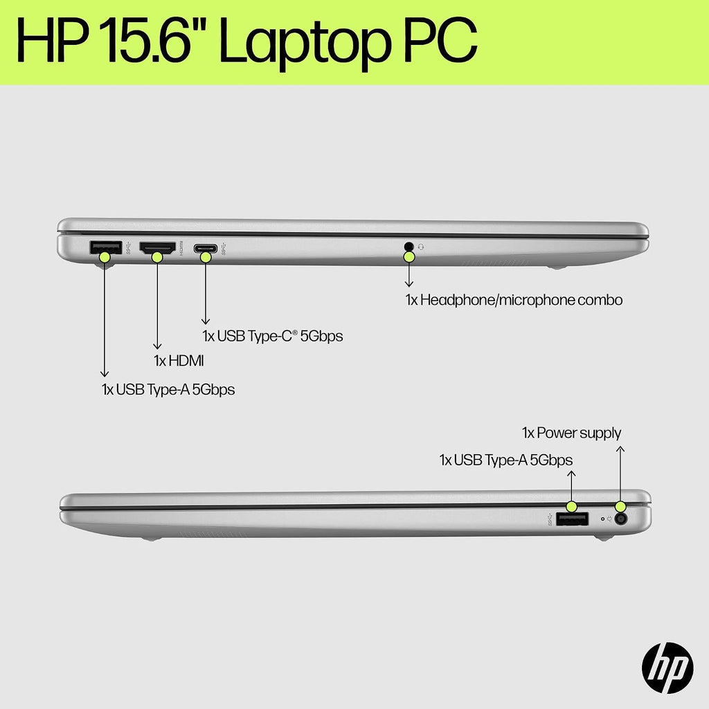 HP Pavilion Laptop 2026 Notebook for Students & Remote Work, Intel N150, 128GB Storage, 500GB External HDD, Lightweight, Long Battery Life, Wi-Fi 6, 1 Year Office 365, Win 11 Home S, Pink