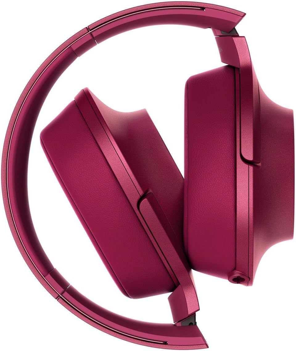 Sony h.ear on Premium Hi-Res Stereo Headphones (wired), Bordeaux Pink