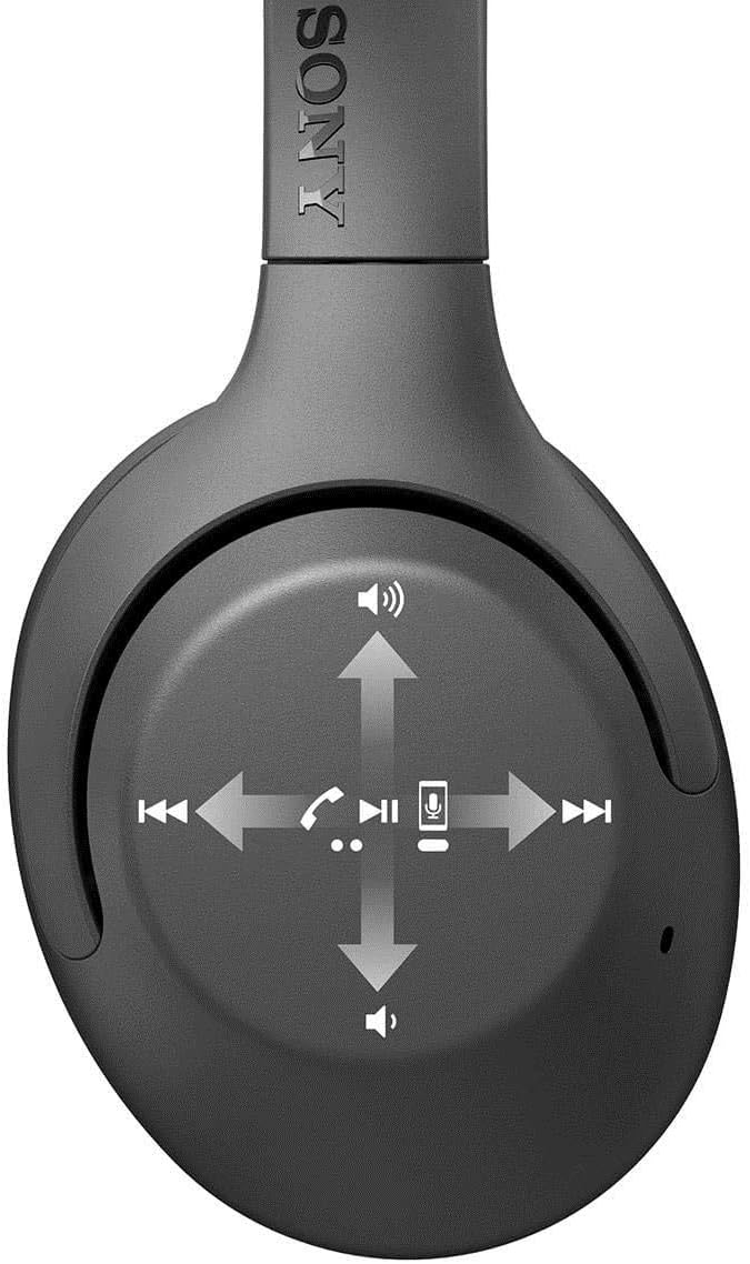 Sony WHXB900N Noise Cancelling Headphones, Wireless Bluetooth Over the Ear Headset with Mic for Phone-Call and Alexa Voice Control- Black (WH-XB900N/B)