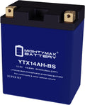 Mighty Max Battery YTX14AH-BS LIFEPO4-12 Volt 12 AH, 400 CCA, Lithium Iron Phosphate (LiFePO4) Battery