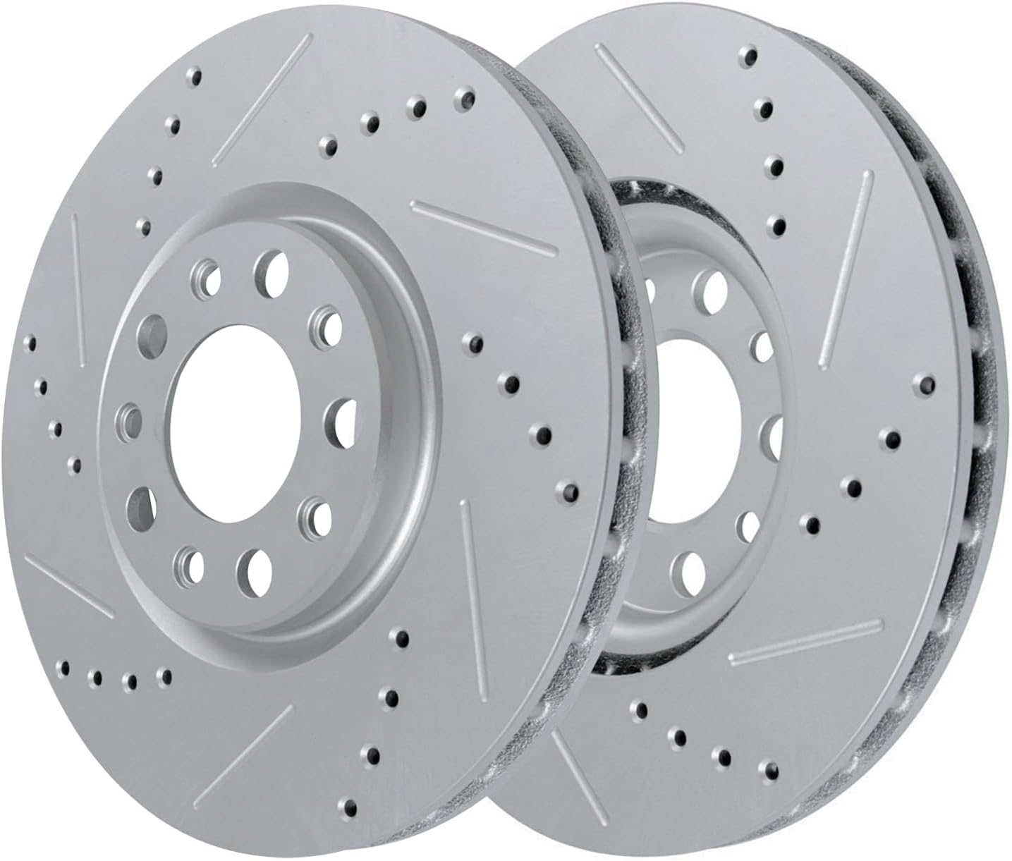 Detroit Axle - Brake Kit for 2017-2021 Jeep Compass 2015-2023 Renegade 500X Drilled Slotted Brake Rotors Ceramic Brakes Pads 2018 2019 2020 Replacement : 12.01' inch Front & 10.94' inch Rear Rotor