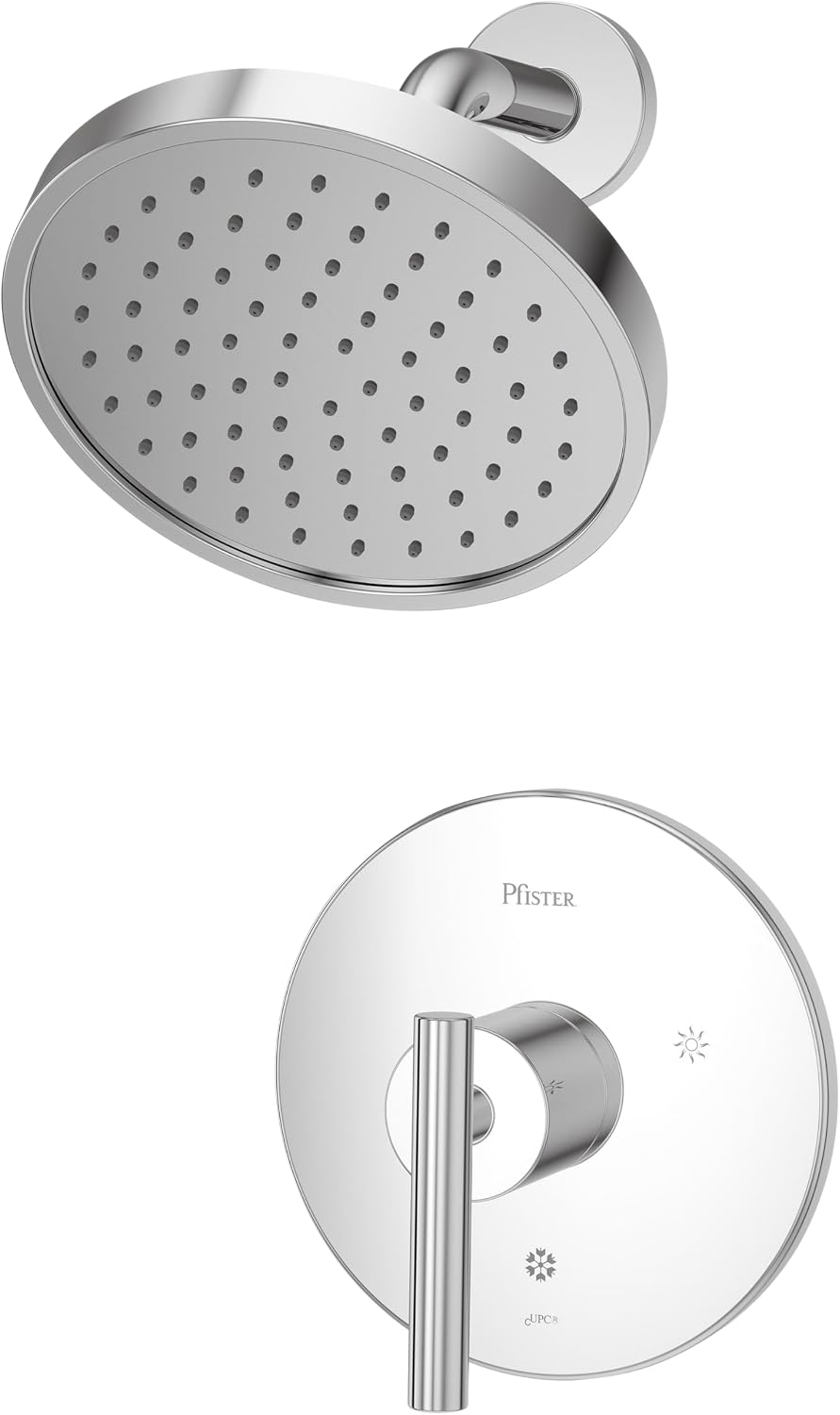Pfister Contempra Bathroom Shower Faucet Polished Chrome (Valve not included) LG897NCC