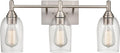 ML Lighting Arlett 3-Light Vanity Brushed Nickel