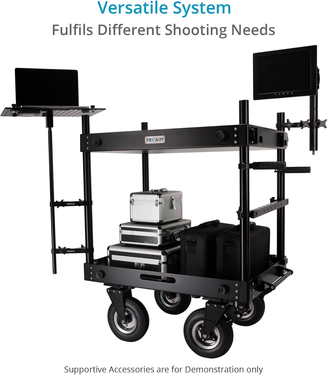 PROAIM Pro Universal Laptop Workstation for Tethered Shooting. Laptop Height Range up to 25.4 mm. (PP-WKST-01)