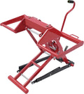 Lawn Mower Lift, 29 Inch Lawn Mower Lift Tool Adjustable Movable Lawn Mower Lift Solid Carbon Steel Lawnmower Lifting Machine for Riding Lawn Mower, Zero Turn Lawn Mowers (350lbs Hydraulic)