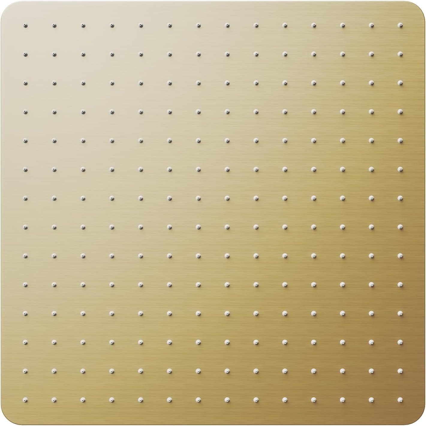 VBFF-Shower Head,rain shower head, 16 inch- Square Shower Head, 1.8 GPM Flow Rate, rainfall showerhead,VBFF10 (Brushed Gold)