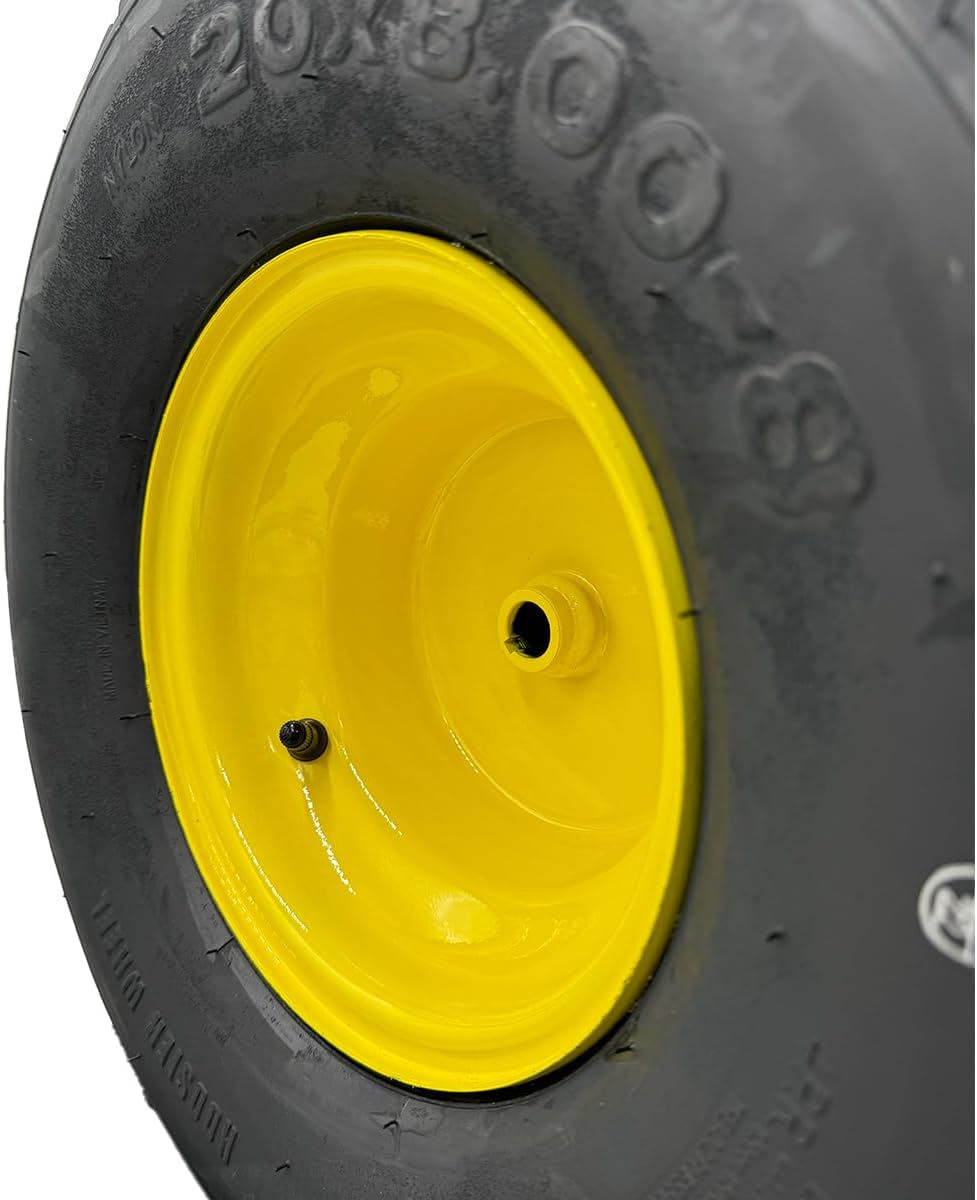 20x8.00-8 Lawn Mower Wheels - Set of 2 - Fits on 3/4 Inch Axle