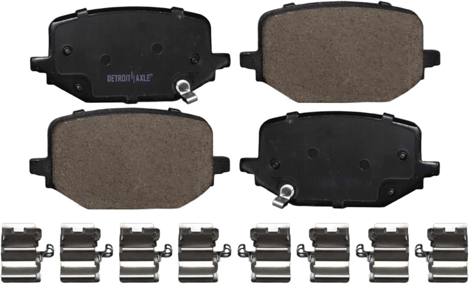 Detroit Axle - 8pc Brake Kit for 2020 2021 2022 2023 2024 2025 Lincoln Aviator Drilled and Slotted Disc Brake Rotors Ceramic Brakes Pads Replacement: 13.58' inch Front and 13.78' inch Rear