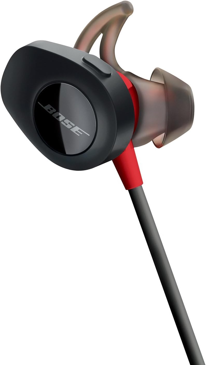 Bose SoundSport Pulse Wireless Headphones, Power Red (With Heartrate Monitor) (Renewed)