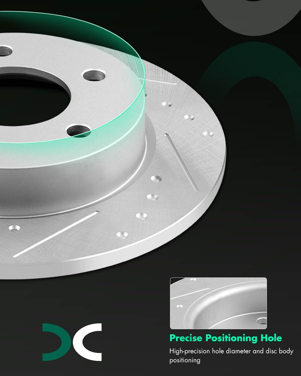 Brake and Rotors Kits,SCITOO 4pcs Brake Rotors and 8pcs Ceramic Brake Pads fit for 2004-2013 for Mazda 3