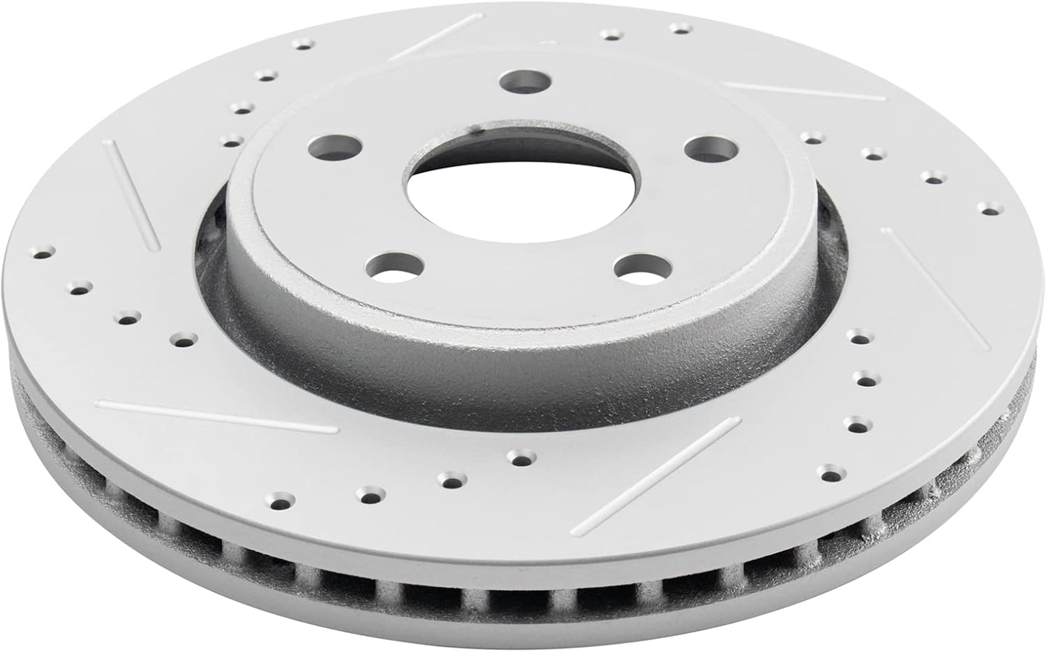 TRQ Front and Rear Performance Brake Pad & Rotor Kit, with Chemical Kit Ceramic Vented Premium G-Coated Compatible with 2012-2020 Dodge Durango Jeep Grand Cherokee