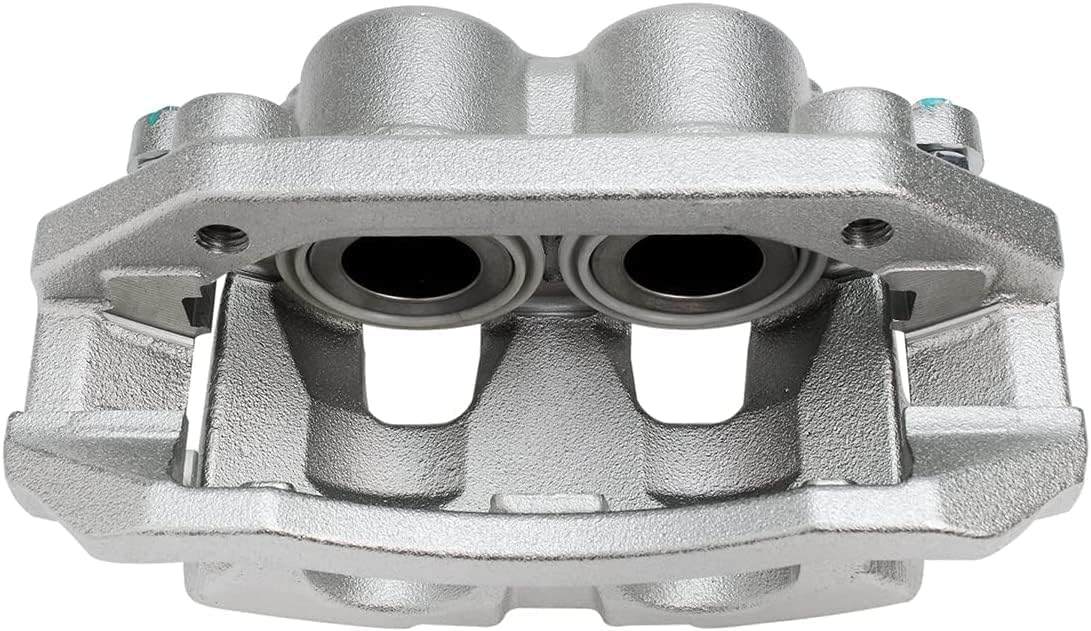 Detroit Axle - Front Brake Kit for 2009-2018 Ram 1500, 2019-2022 Ram 1500 Classic Drilled & Slotted Brake Rotors Disc Brakes Caliper w/Bracket Replacement