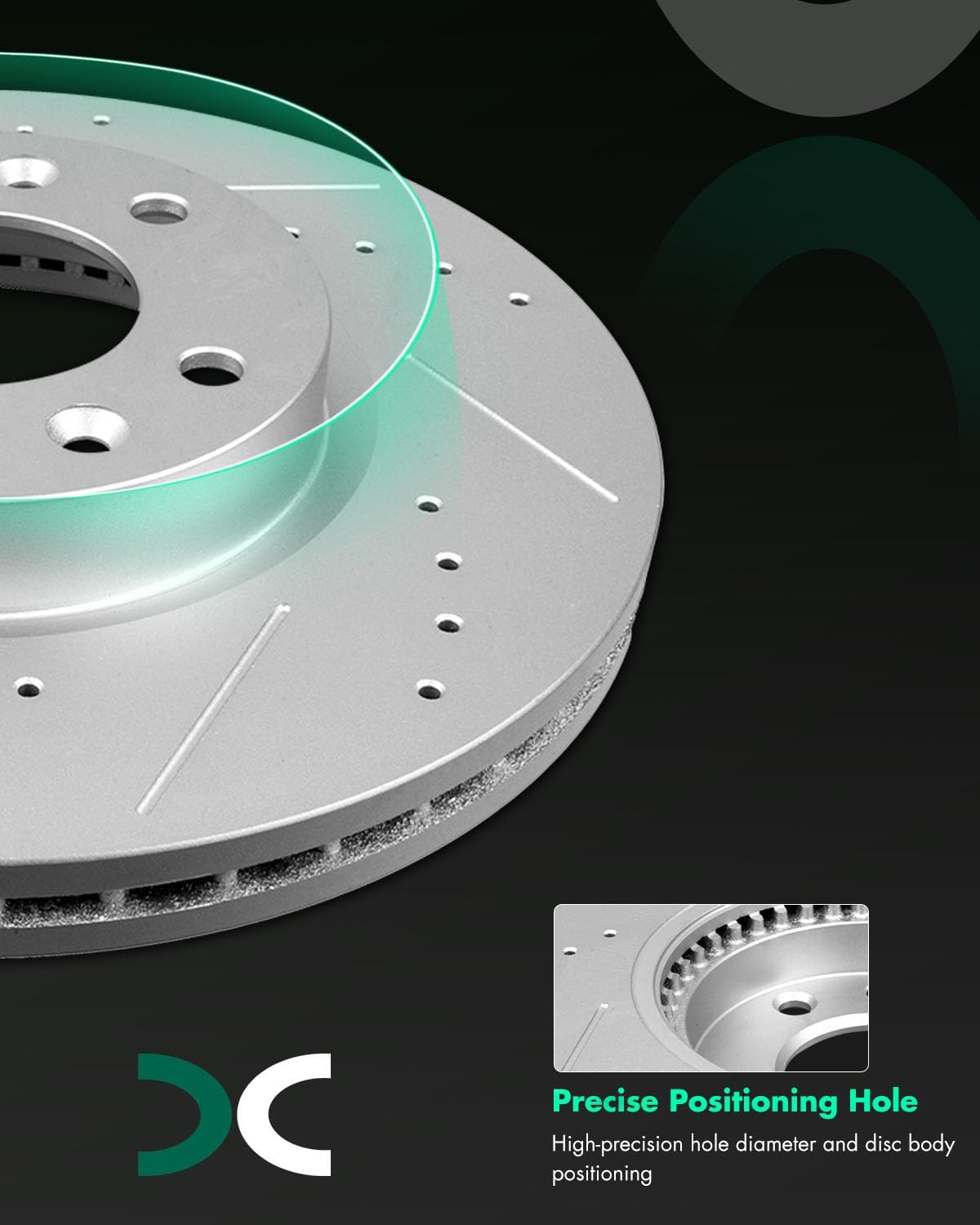 SCITOO Front 11.75' Rear 11.02' Brake Pads and Rotors Kits Fit For Ford For Fusion 2006-2012,For Lincoln MKZ 2007-2012,For Lincoln Zephyr 2006,For Mazda 6 2006-2013,For Mercury Milan 2006-2011