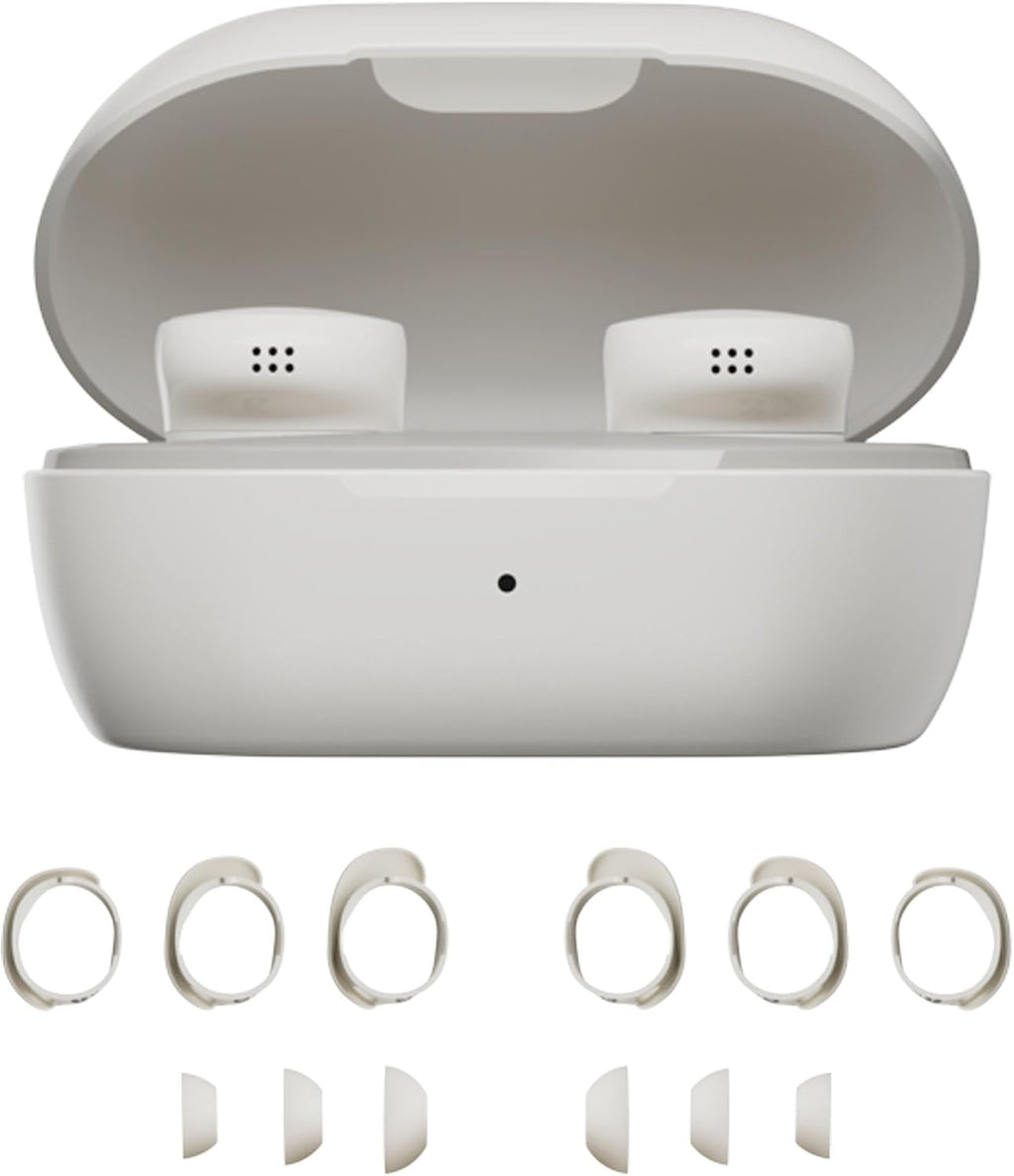 Bose QuietComfort Earbuds - True Wireless Bluetooth Earbuds with Active Noise Cancellation and Mic, USB-C Charging, IPX4 Rating, Up to 8.5 Hours of Playtime, White