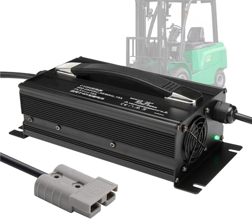 Battery Charger 36V 25 Electric Forklift Chargers with 50A /120A/175A/350A Anderson Plug Suitable for Lead-Acid Batteries Charging,350a