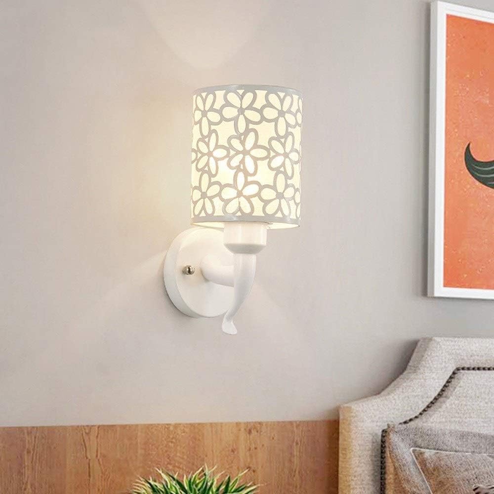 Wall Mounted Light Nordic Modern Wall Light Industrial Wall Lamp Creative Faceted Hollow Applique Wrought Iron Sconce Fixtures Minimalist Frosted Lampshade Wall Lantern For Bathroom Corridor Rea