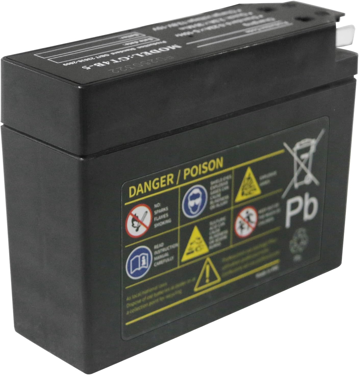 Motorcycle Battery for ATV, UTV, Lawn Mower, Scooter (4)