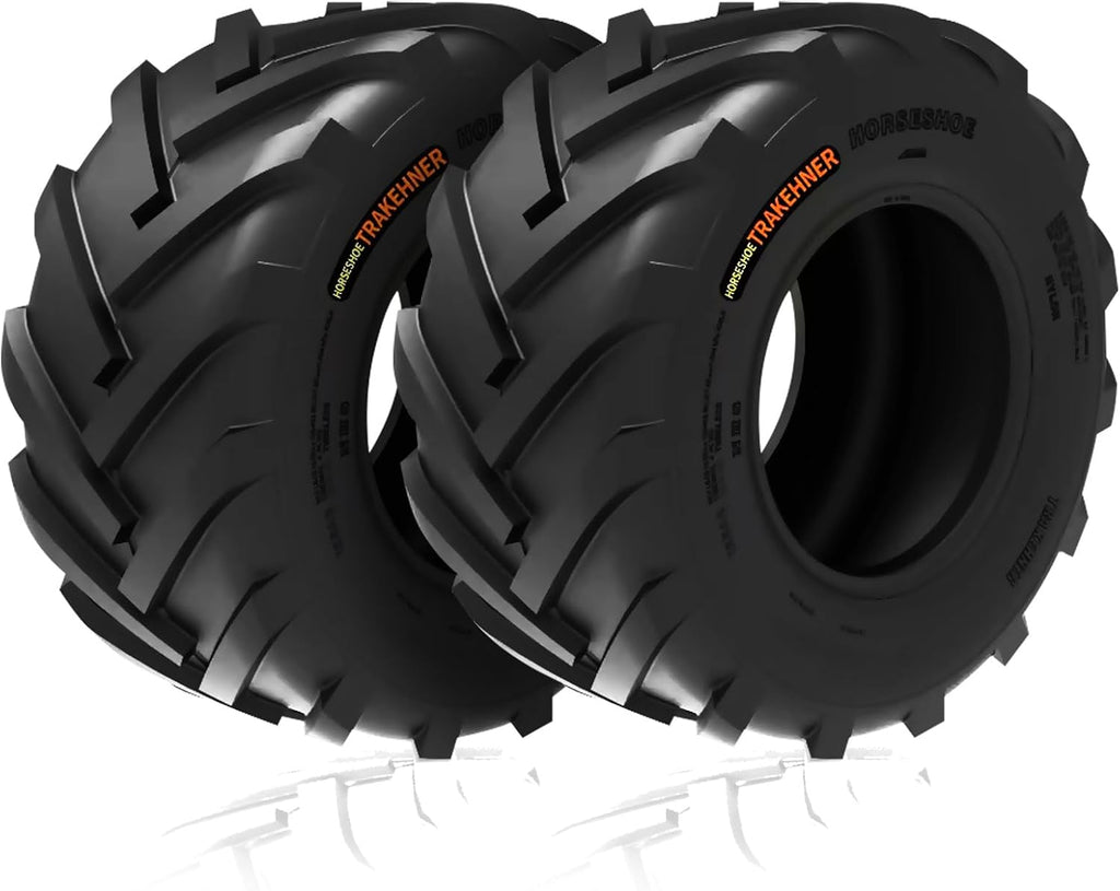 HORSESHOE TRAKEHNER 2 New 24x12.00-12 / 24x12-12 8PR Super Lug-King Ditch-Witch Trencher AG Farm Lawn Tractor Tires LRD Heavy Duty Color-Sidewall (24x12.00-12 8Ply)