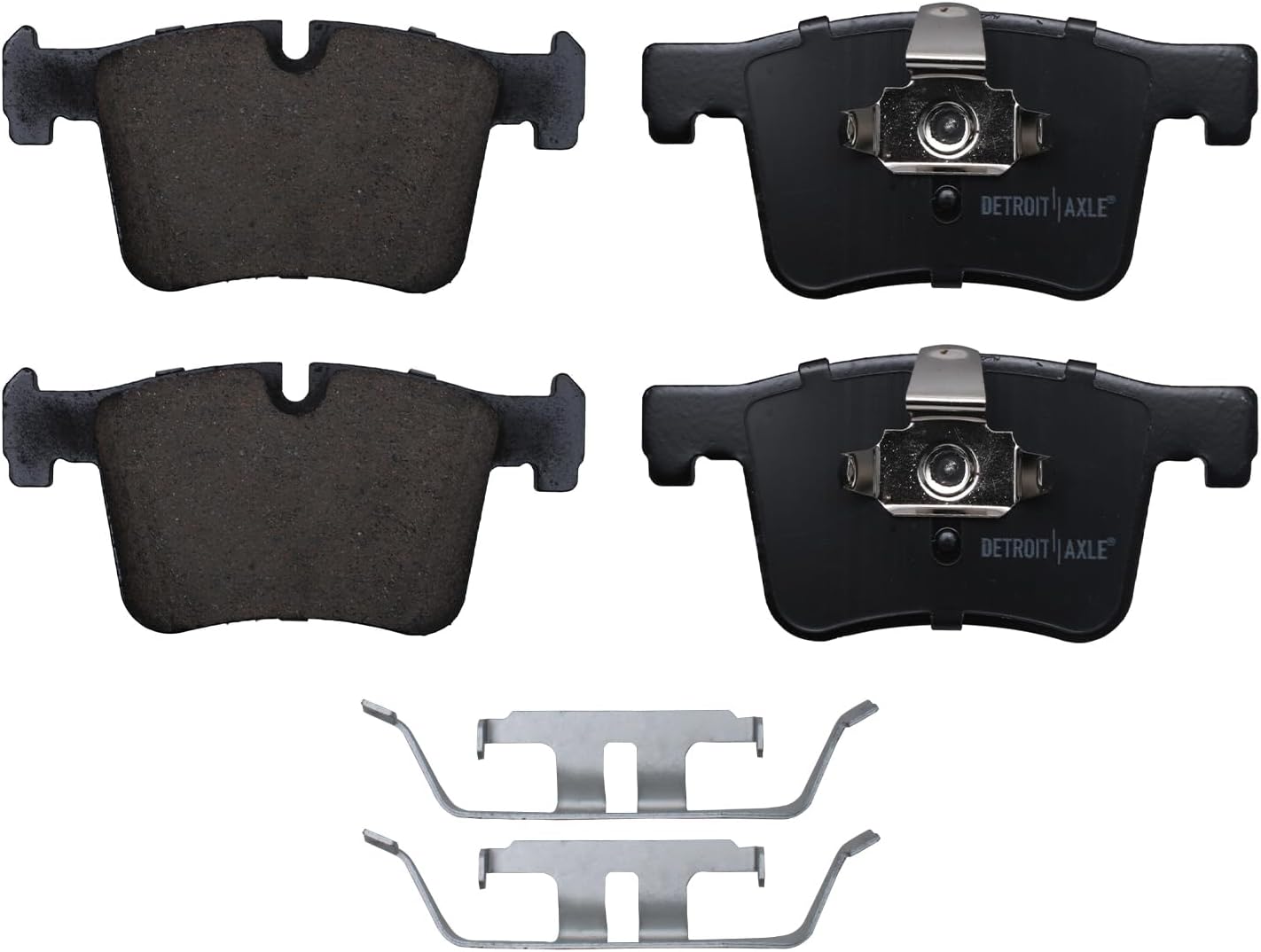 Detroit Axle - Front Brake Kit for 2011-2017 BMW X3 2015 2017 2018 X4, Drilled and Slotted Brakes Rotors Ceramic Brake Pads w/Hardware Replacement : 12.91' inch Rotor